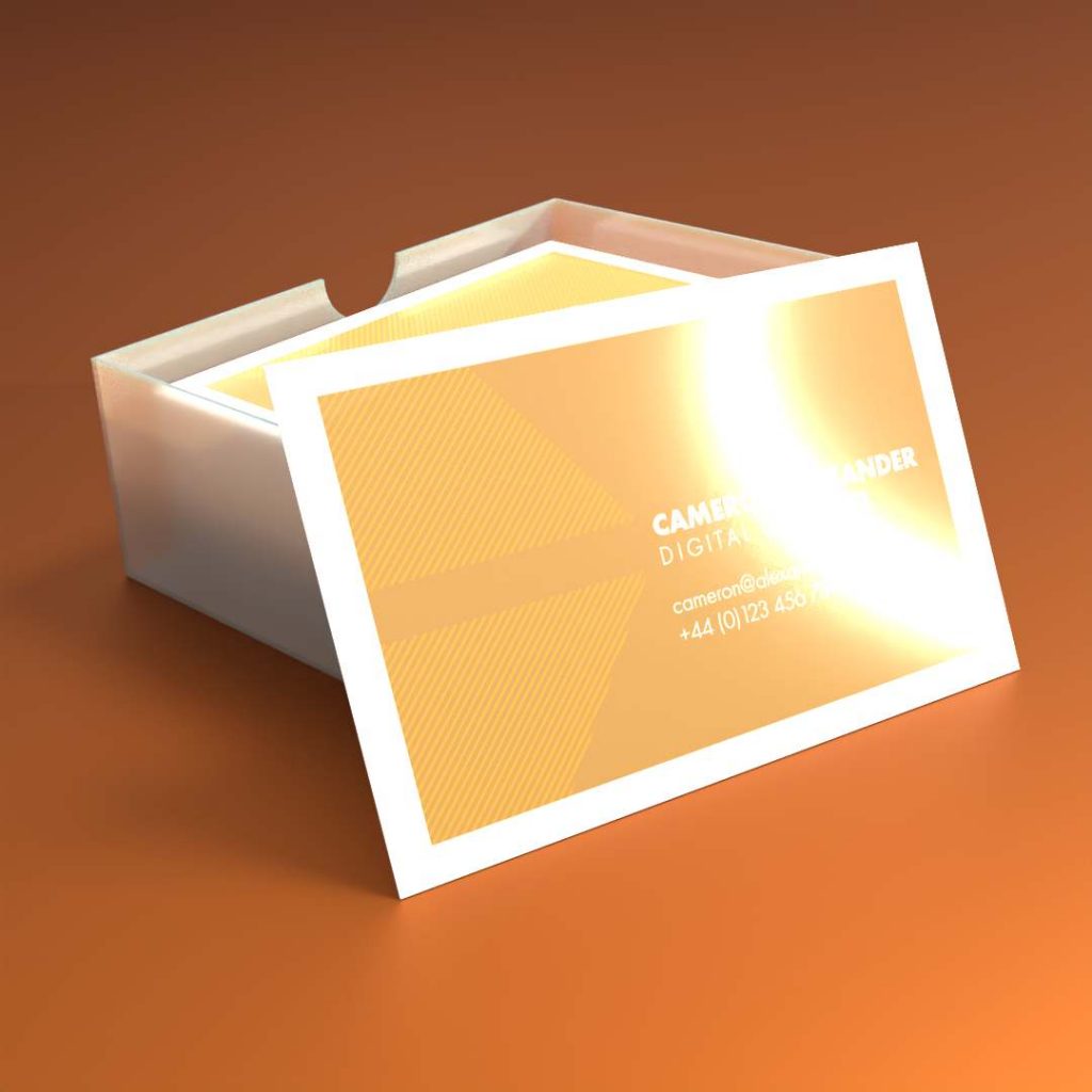 400gsm Premium Laminated Business Cards Edinburgh