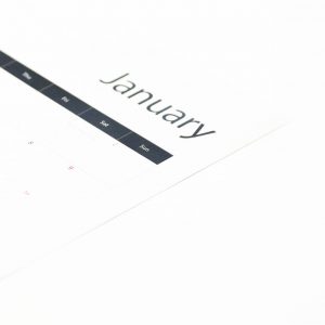 A4 (folded from A3) Stapled Calendars