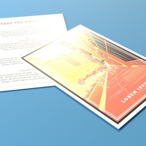 Laminated 350gsm Flyers