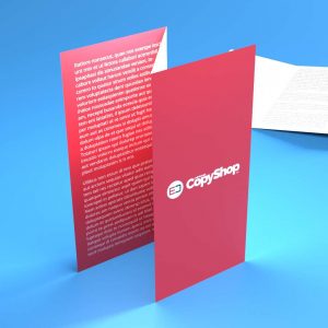Z-Fold leaflets (A4 to 99mm x 210mm)